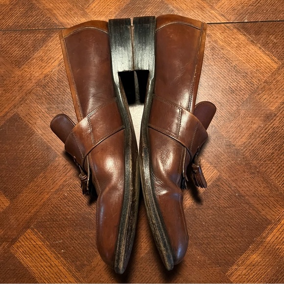JOHNSTON & MURPHY DOMANI ITALIAN MEN’S LEATHER DRESS SHOES - Picture 5 of 14
